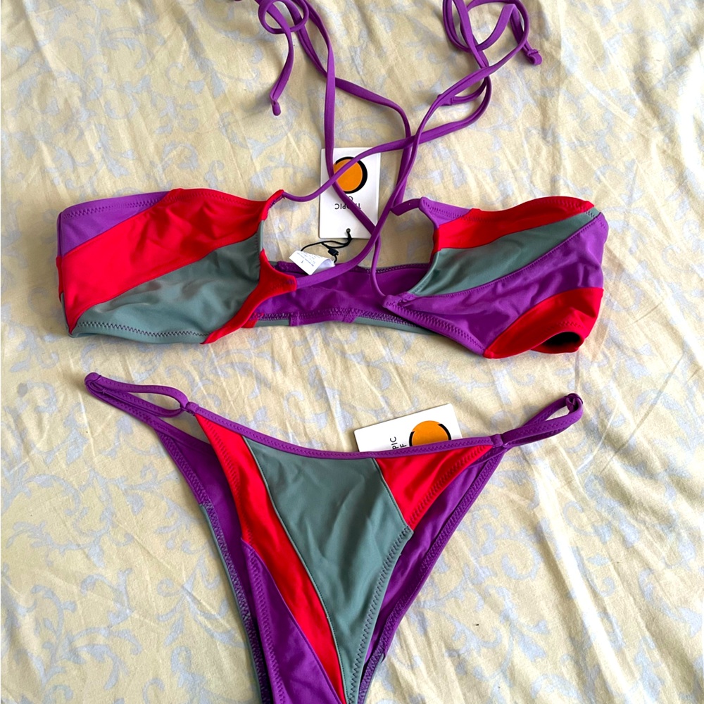 Tropic of C / Tropicalia Patchwork Bikini Set - L